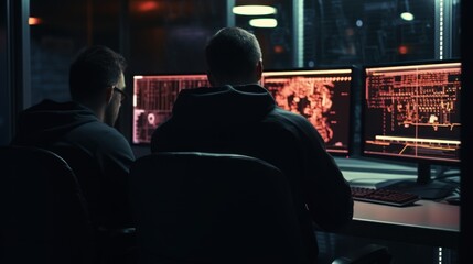 Programmers sit in front of the computer and write the source code and make changes to it