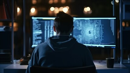 Programmers sit in front of the computer and write the source code and make changes to it
