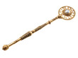 Gold Magic Wand, isolated on a transparent or white background