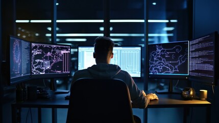Programmers sit in front of the computer and write the source code and make changes to it