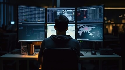 Programmers sit in front of the computer and write the source code and make changes to it
