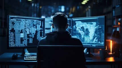 Programmers sit in front of the computer and write the source code and make changes to it
