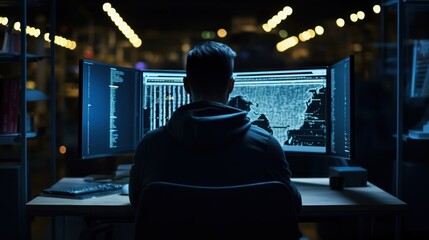 Programmers sit in front of the computer and write the source code and make changes to it