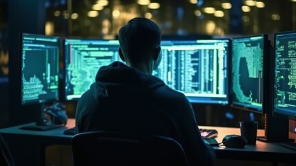Programmers sit in front of the computer and write the source code and make changes to it