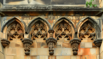 Wall Mural - gothic architecture detail