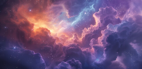 Wall Mural - colorful space galaxy cloud nebula. stary night cosmos. universe science astronomy. supernova backgr