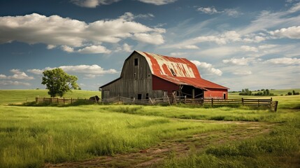 Wall Mural - farm agricultural barn