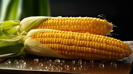 Wall Mural - summer corn on cob