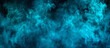 abstract electric neon blue smoke waves on dark black background. Technology backdrop concept banner
