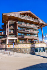 Wall Mural - La station de Courchevel 1850 dans les Alpes