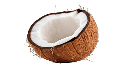 Fresh half coconut png