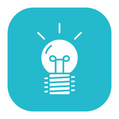 Wall Mural - Light Bulb Icon