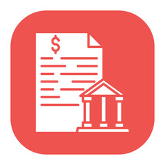 Sticker - Bank Statement Icon