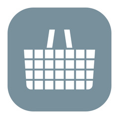 Canvas Print - Shopping Basket Icon