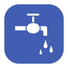 Wall Mural - Faucet Icon