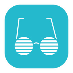 Canvas Print - Party Glasses Icon