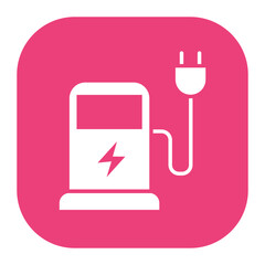 Wall Mural - Charging Station Icon