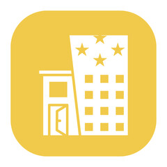 Sticker - 4 Star Hotel Icon