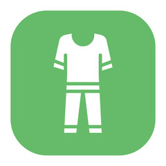 Wall Mural - Overall Clothes Icon