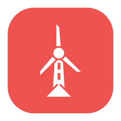 Canvas Print - Windmill Icon