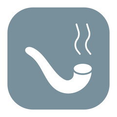 Sticker - Smoking Pipe Icon