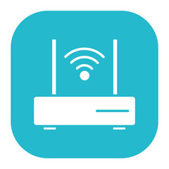 Wall Mural - Router Icon