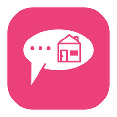 Sticker - House Chat Icon