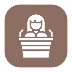 Sticker - Woman Speech Icon