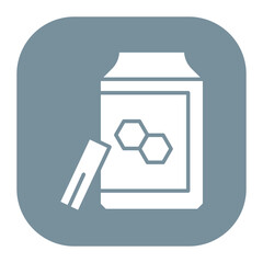 Canvas Print - Honey Jar Icon