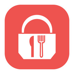 Sticker - Take Away Icon