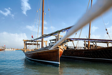 Wall Mural - Fishing and Fishing Industry from Katara Traditional dhow Festival 2023 Doha