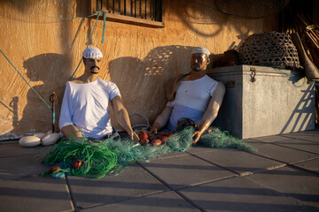 Wall Mural - Fishing and Fishing Industry from Katara Traditional dhow Festival 2023 Doha