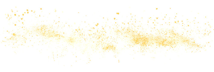 Wall Mural - Gold Dust Swirl Effect, png file of isolated cutout object on transparent background