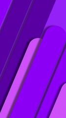 Wall Mural - white color diagonally moving thick stripes of lines moving, purple color background. abstract geome