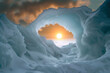 Illuminated Ice: Midnight Sun's Arctic Revelation