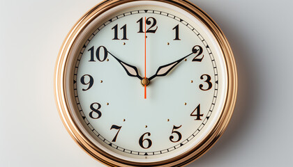 Sticker - Clock face symbolizes time, countdown to success, deadline reminder generated by AI