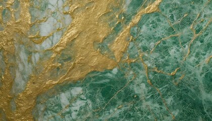  Green abd white  marble with gold veiny pattern 