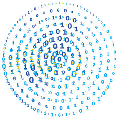 Fototapete - Wi-Fi hotspot or Broadband digital broadcast. Vector