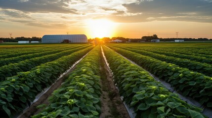 Wall Mural - fruit watermelon farm