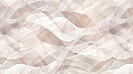 Wall Mural -  a beige and white abstract background with wavy lines and shapes in the form of a wavy, curved, curved, curved, curved, curved, curved, curved, curved, curved.