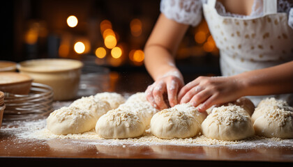 Sticker - Homemade bread, sweet and fresh, baked with love generated by AI