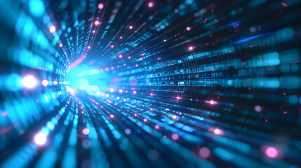Digital Data Flow: Transferring Information in the Cyber Realm, AI Generative