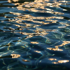 a close up of a body of water with ripples