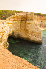 Poster - View of a beach in Algarve, Portugal