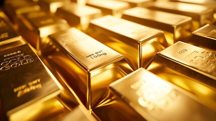 Poster - Generative AI : Gold investment provides a stable hedge against economic uncertainties. 