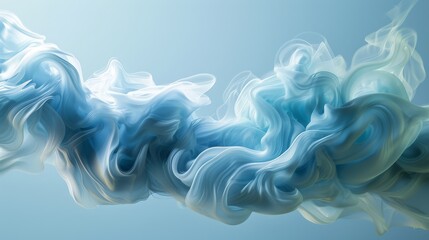 Sticker - liquid abstract clouds solution background