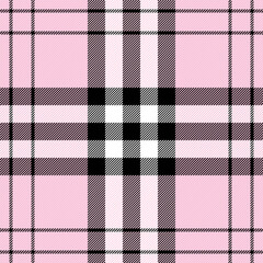 Wall Mural - Valentines day tartan plaid. Scottish pattern