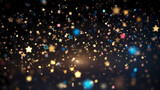 Fototapeta Do akwarium - Sparkling confetti on background