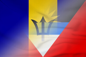 Barbados and Antigua and Barbuda state flag international relations ATG BRB