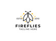 firefly logo vector icon illustration
